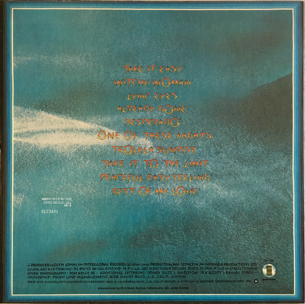 Eagles : Their Greatest Hits 1971-1975 (LP, Comp, Club, Ind)