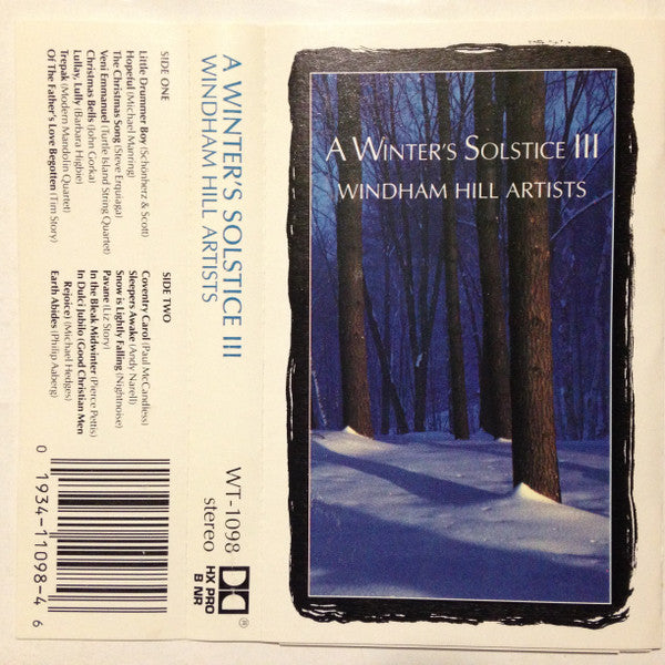 Windham Hill Artists : A Winter's Solstice III (Cass, Album)