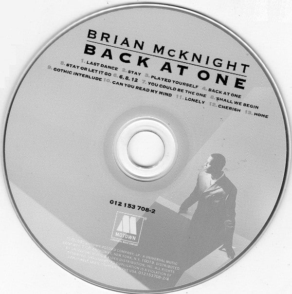 Brian McKnight : Back At One (CD, Album)