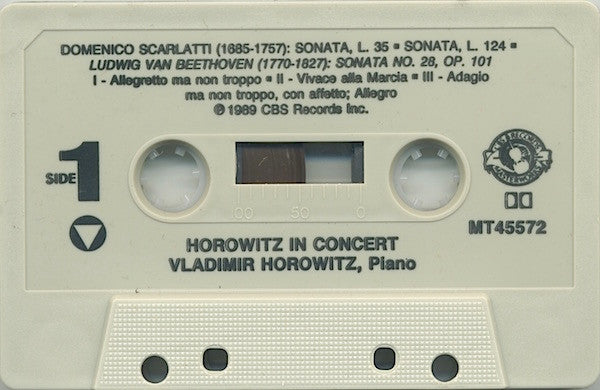 Vladimir Horowitz : Horowitz in Concert 1967 - 1968 (Cass)