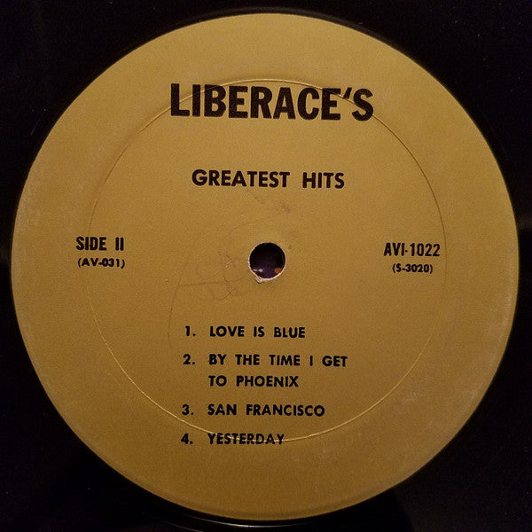 Liberace - Liberace's Greatest Hits (LP) (VG+) - Endless Media