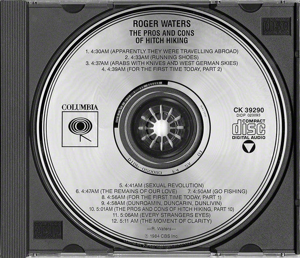 Roger Waters : The Pros And Cons Of Hitch Hiking (CD, Album, RE, RP, DAD)