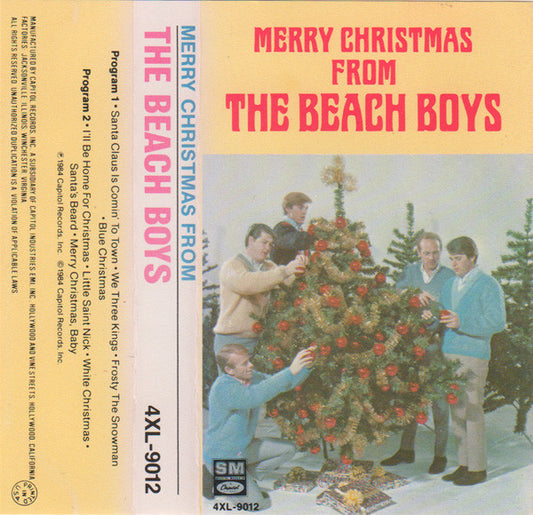The Beach Boys : Merry Christmas From (Cass, Album, RE)