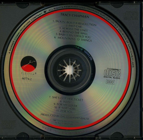 Tracy Chapman : Tracy Chapman (CD, Album, RE, San)