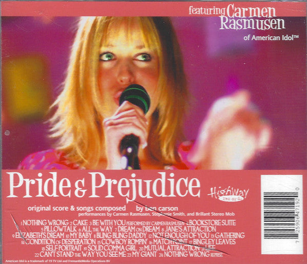 Various : Pride & Prejudice Original Motion Picture Soundtrack (CD-ROM)