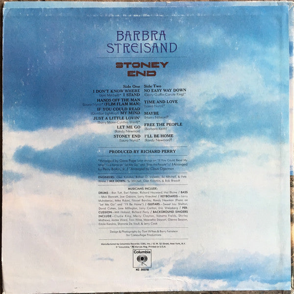 Barbra Streisand - Stoney End (LP) (G+) - Endless Media