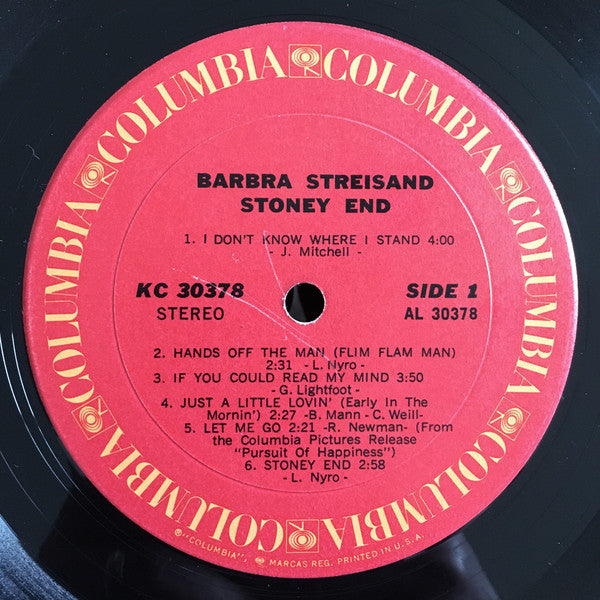 Barbra Streisand - Stoney End (LP) (G+) - Endless Media