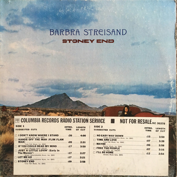 Barbra Streisand - Stoney End (LP) (G+) - Endless Media