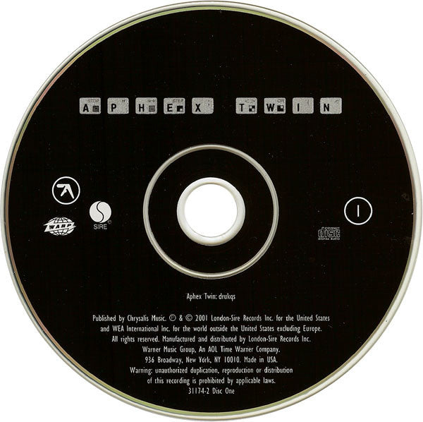 Aphex Twin : Drukqs (2xCD, Album, WEA)