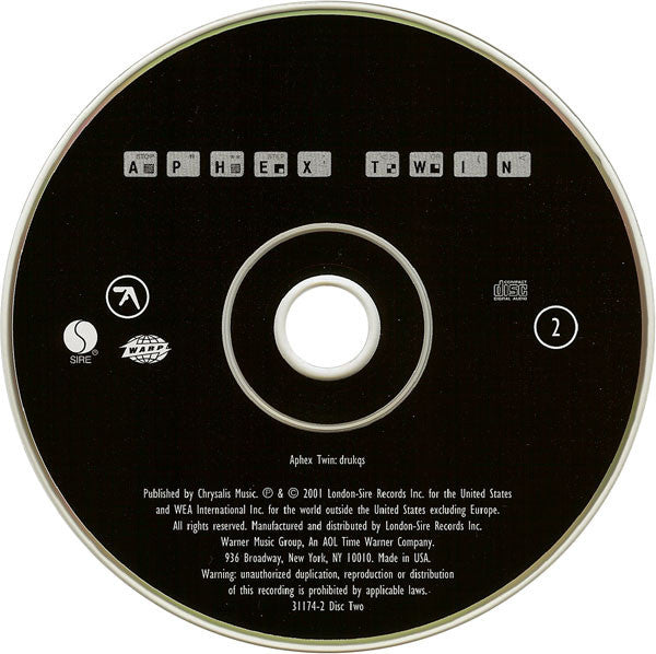 Aphex Twin : Drukqs (2xCD, Album, WEA)