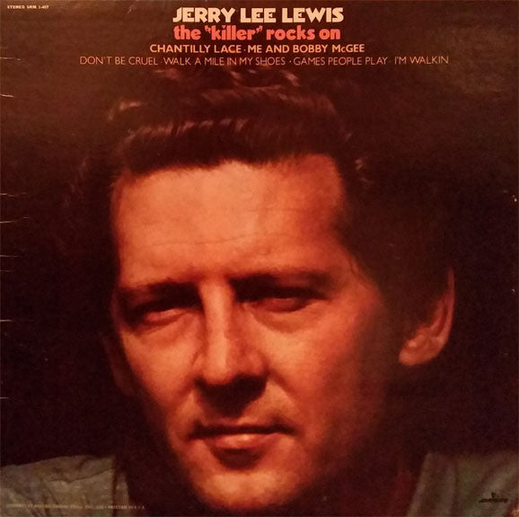 Jerry Lee Lewis : The "Killer" Rocks On (LP, Album)