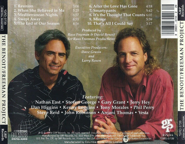 Benoit/Freeman Project : The Benoit/Freeman Project (CD, Album, Club)