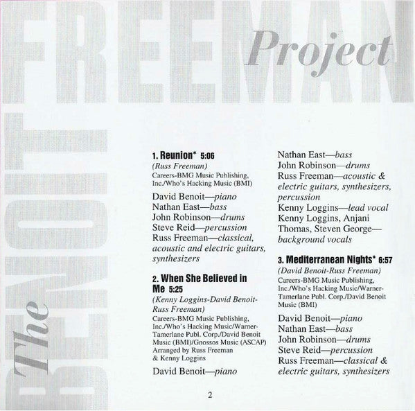 Benoit/Freeman Project : The Benoit/Freeman Project (CD, Album, Club)