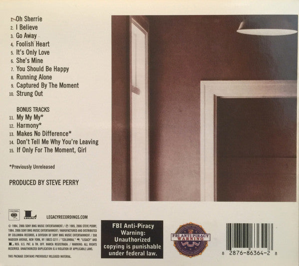 Steve Perry : Street Talk (CD, Album, RE, RM)