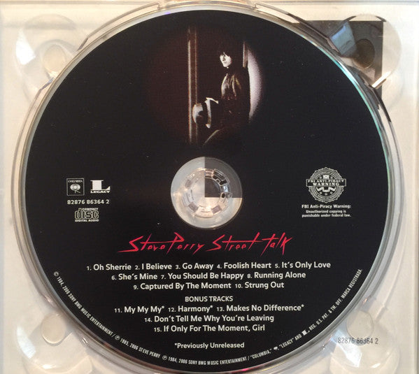 Steve Perry : Street Talk (CD, Album, RE, RM)