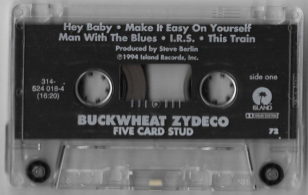 Buckwheat Zydeco : Five Card Stud (Cass, Album)
