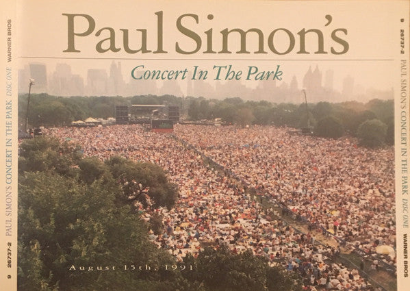 Paul Simon : Paul Simon's Concert In The Park (2xCD, Album)
