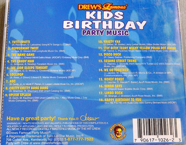 The Hit Crew : Kids Birthday Party Music (CD, Album, Comp)
