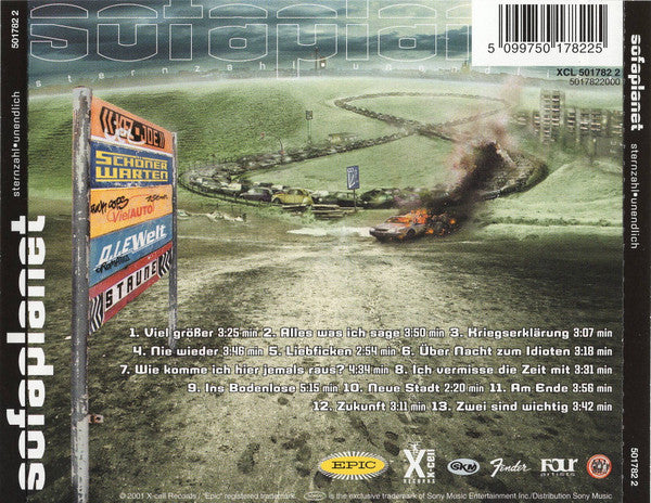 Sofaplanet : Sternzahl Unendlich (CD, Album)