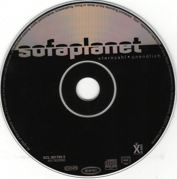Sofaplanet : Sternzahl Unendlich (CD, Album)
