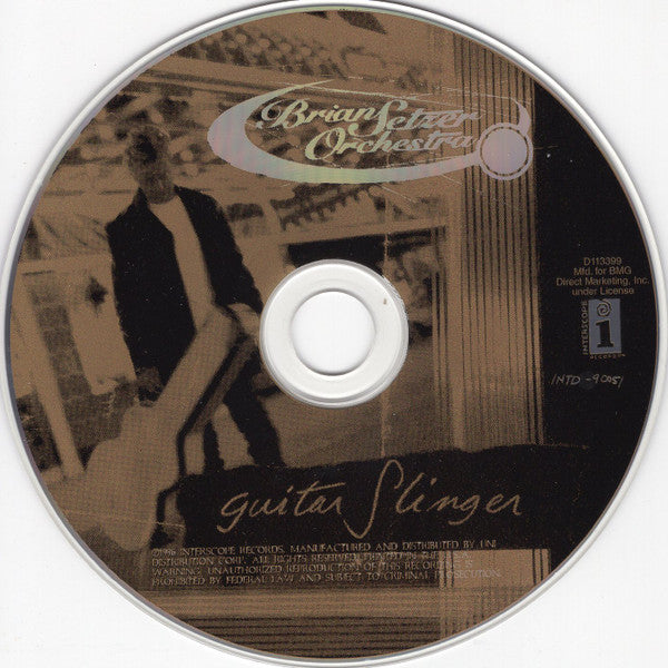 Brian Setzer Orchestra : Guitar Slinger (CD, Album, Club)