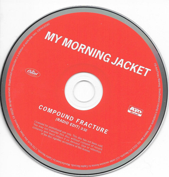 My Morning Jacket : Compound Fracture (CD, Single, Promo)