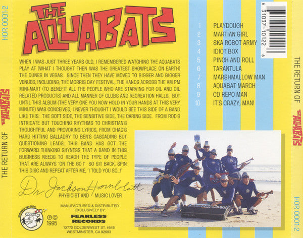 The Aquabats! : The Return Of The Aquabats (CD, Album, RE)