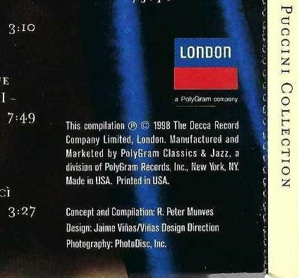 Various : The Ultimate Puccini Collection (CD, Comp, Club)