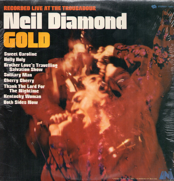 Neil Diamond : Gold (LP, Album, Pin)