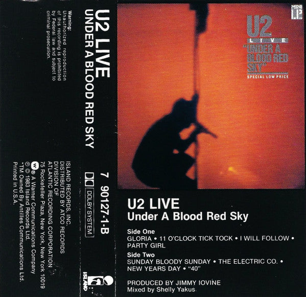 U2 : Live "Under A Blood Red Sky" (Cass, MiniAlbum, SR)