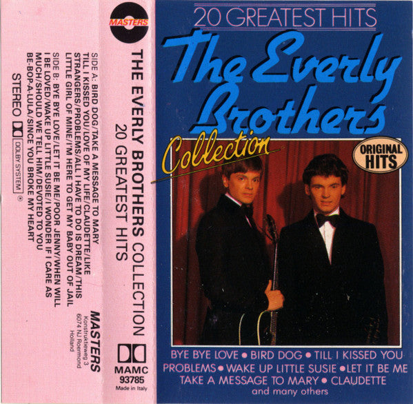 Everly Brothers : The Everly Brothers Collection - 20 Greatest Hits (Cass, Comp, Gra)