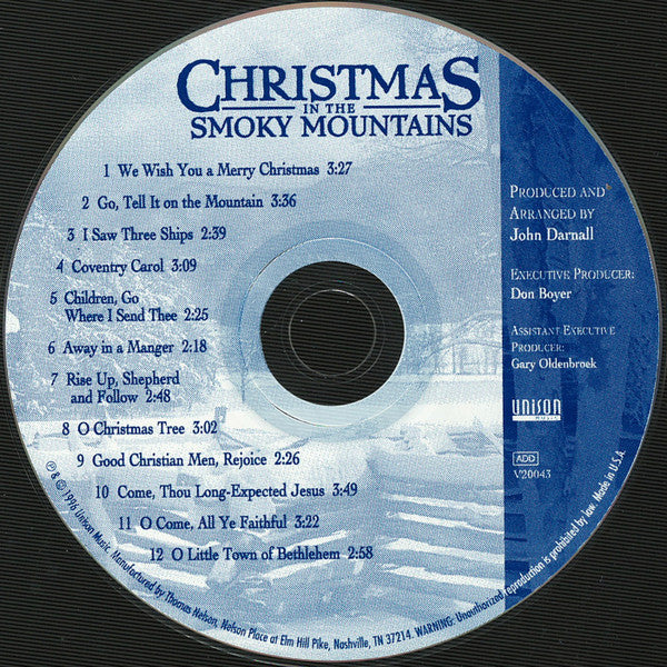 Various : Christmas In The Smoky Mountains (CD, Album, Comp)