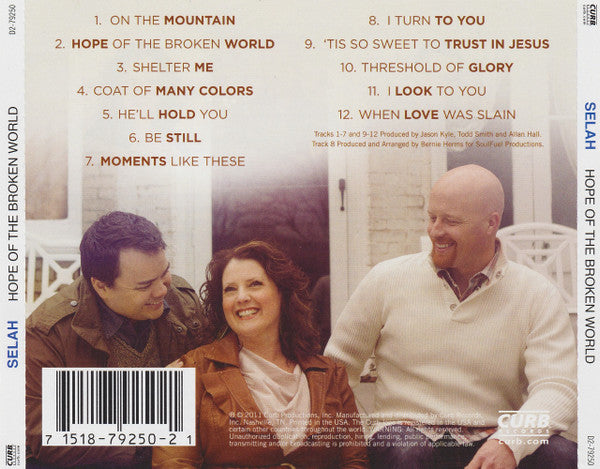 Selah (2) : Hope Of The Broken World (CD, Album)