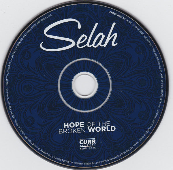 Selah (2) : Hope Of The Broken World (CD, Album)