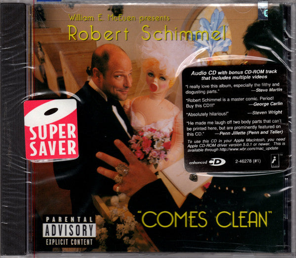 Robert Schimmel - "Comes Clean" (CD) (VG+) - Endless Media