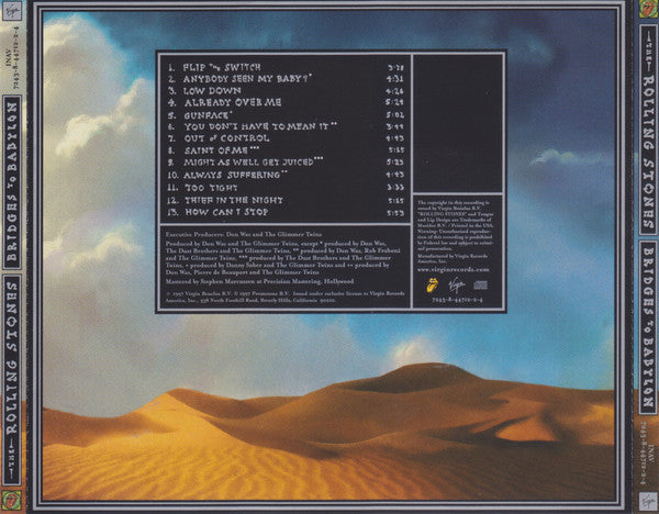 The Rolling Stones : Bridges To Babylon (CD, Album)