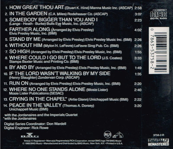 Elvis Presley : How Great Thou Art (CD, Album, RE, RM)
