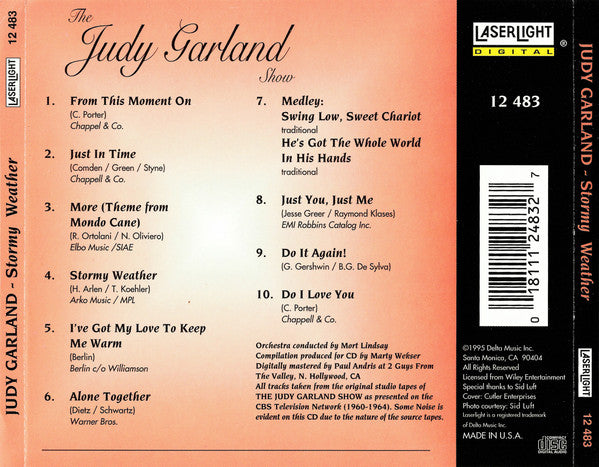 Judy Garland : The Judy Garland Show - Stormy Weather (CD, Comp)