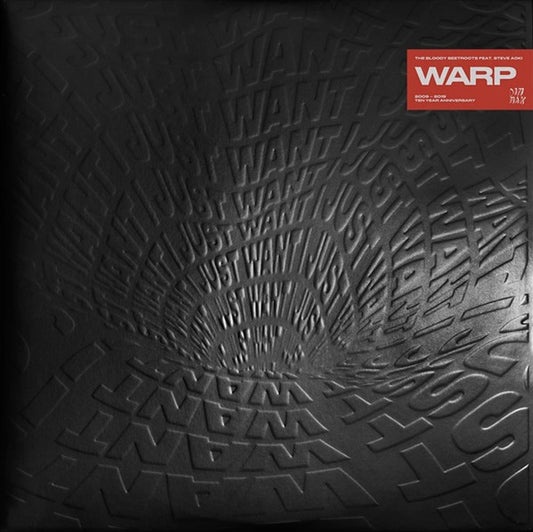 The Bloody Beetroots Feat. Steve Aoki : Warp (2009 - 2019: Ten Year Anniversary) (2x12", Ltd, Cle)
