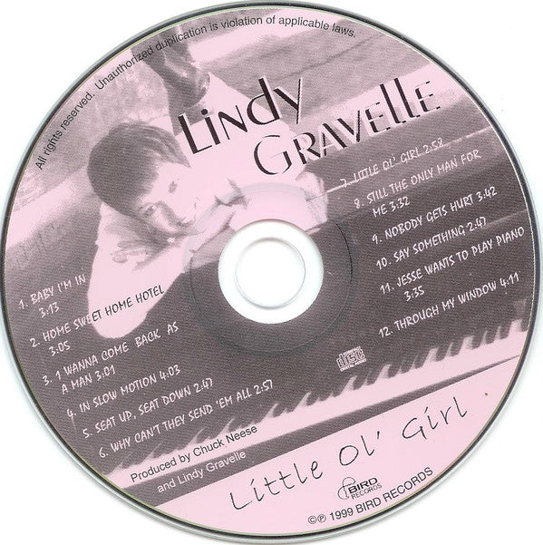 Lindy Gravelle : Little Ol' Girl (CD, Album)