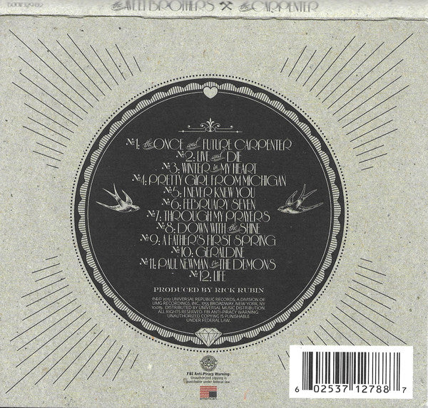 The Avett Brothers : The Carpenter (CD, Album)