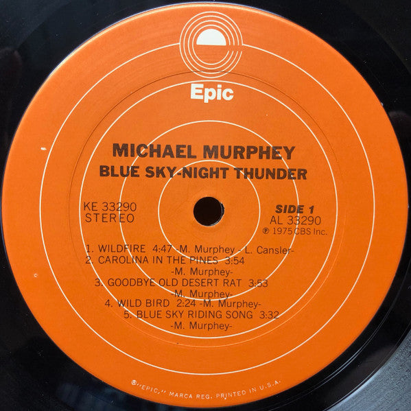Michael Martin Murphey : Blue Sky · Night Thunder (LP, Album, San)