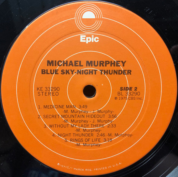 Michael Martin Murphey : Blue Sky · Night Thunder (LP, Album, San)