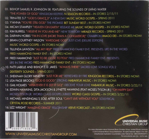 Various : Lift Every Voice And Sing... 'Til Earth And Heaven Ring (CDr, Promo)