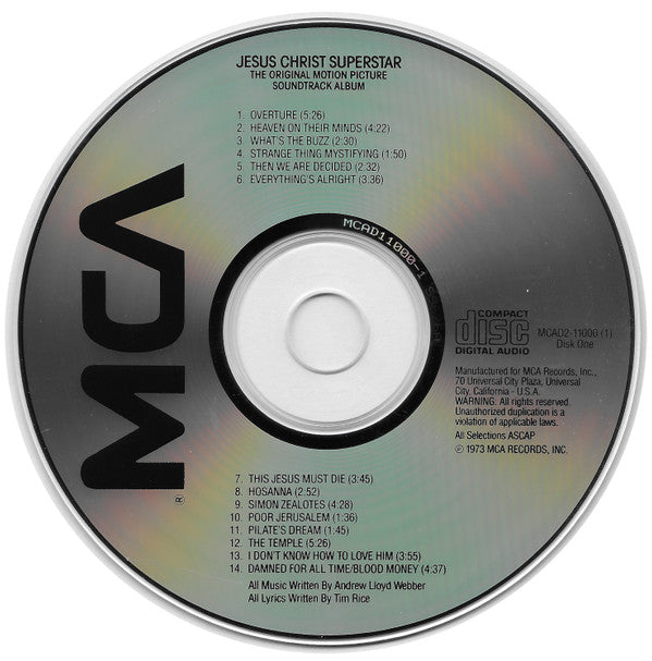 Various : Jesus Christ Superstar (The Original Motion Picture Sound Track Album) (2xCD, Album, RE)