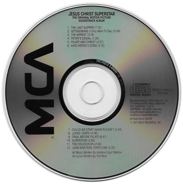 Various : Jesus Christ Superstar (The Original Motion Picture Sound Track Album) (2xCD, Album, RE)