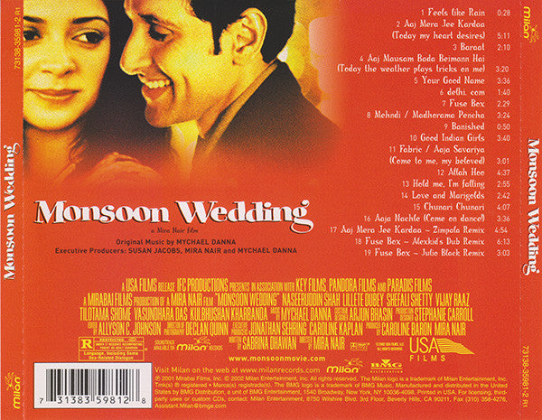 Mychael Danna, Various : Monsoon Wedding (CD, Album)