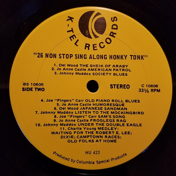 Various : 26 Non Stop Sing Along Honky Tonk  (Vol. 1) (LP, Comp, San)