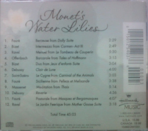 Various : Monet's Water Lilies (CD)
