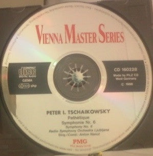 Pyotr Ilyich Tchaikovsky - Simfonični Orkester RTV Ljubljana, Anton Nanut : Pathétique Symphonie Nr. 6 (CD)